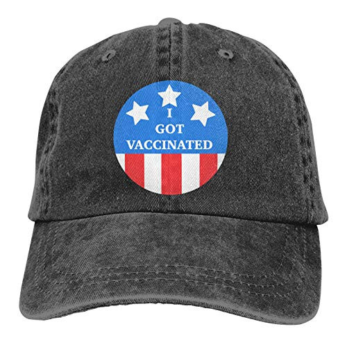 Garitin I Got Vaccinated- Covid Vaccination 2021 Hat Dad Hat Baseball CapVintage Adjustable Unisex Baseball Hat-Black Garitin I Got Vaccinated- Covid Vaccination 2021 Hat Dad Hat Baseball CapVintage Adjustable Unisex Baseball Hat-Black