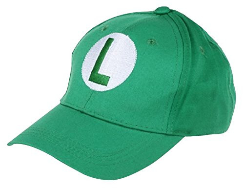 Update Version V3 Super Mario Bros Unisex Baseball Hat Cap Luigi Hat Green