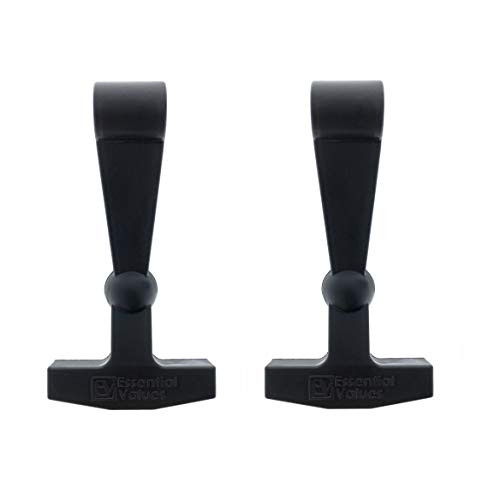 Essential Values 2 Pack Cooler Latch Replacements- Compatible with Yeti- RTIC- Other Related Coolers  Made of Premium Hard Durable Rubber- Helps Save Fingers/Knuckles Compared to T-Latch