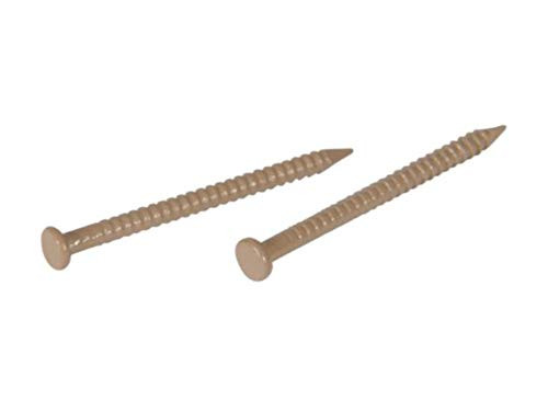 `-Lot of 4- Hillman Fastener -532656- 15GA. x 1-5/8inch Steel Panel Nails-Dark Oak