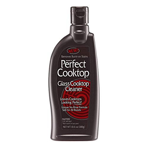 Hope's Perfect Cooktop Cleaner- 10.6-Ounce- Glass Cooktop Cleaning Spray- Removes Stains- No-Rinse Formula- Fast-acting
