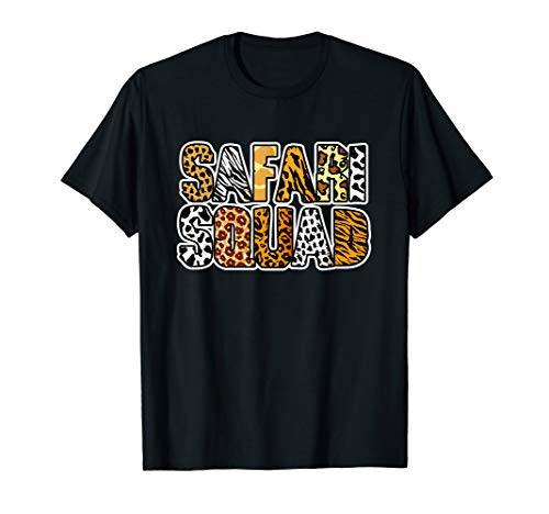 Safari Squad Africa Animals Zoo Shirt T-Shirt Safari Squad Africa Animals Zoo Shirt T-Shirt