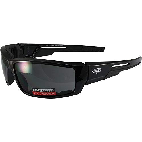 Global Vision Sly Foam Padded Motorcycle Sunglasses Black Frame -Smoke- Global Vision Sly Foam Padded Motorcycle Sunglasses Black Frame -Smoke-