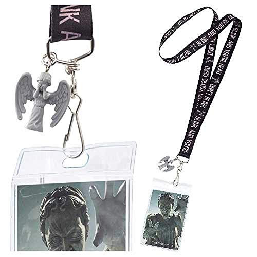 Underground Toys Doctor Who Lanyard Don't Blink with 3D Weeping Angel Charm