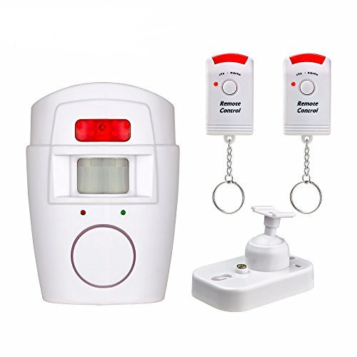 AISITIN Wireless Home Security Alarm PIR Infrared Sensor Anti-theft Motion Detector Alarm System With 2 Remote Controller for Home Businesses Shop Store,Driveway Alert,Bar,Garage
