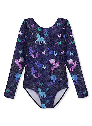 Long Sleeve Leotards for Girls Gymnastics 2t 3t Toddlers Unicorn Horse Sparkles