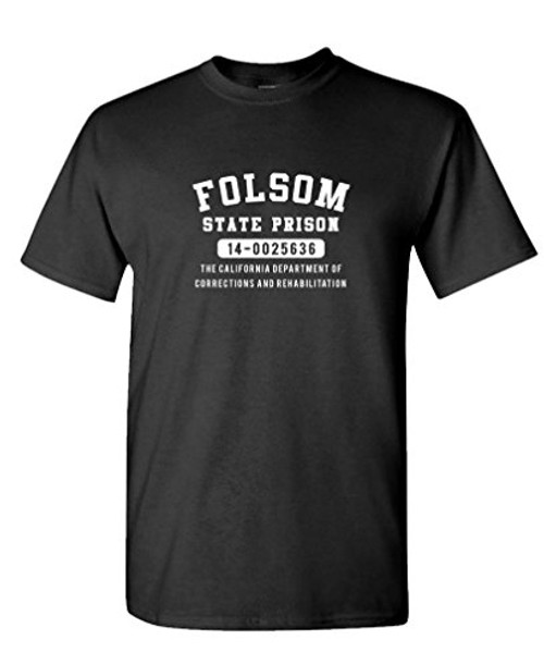 Guacamole Folsom State Prison Blues - Outlaw Music - Mens Cotton T-Shirt- 3XL- Black Guacamole Folsom State Prison Blues - Outlaw Music - Mens Cotton T-Shirt- 3XL- Black