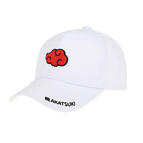 XSKJY Unisex Naruto Hat Akatsuki Hat Embroidery Craft Anime Hat Dad Hat Black White Adjustable Baseball Cap XSKJY Unisex Naruto Hat Akatsuki Hat Embroidery Craft Anime Hat Dad Hat Black White Adjustable Baseball Cap