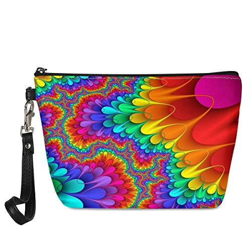 Xhuibop Makeup Bag Travel Small Cosmetic Pouch Designer Makeup Bag Rainbow Tie Dye Cosmetic Pouch Party Favors Zipper Clutch Pouch Xhuibop Makeup Bag Travel Small Cosmetic Pouch Designer Makeup Bag Rainbow Tie Dye Cosmetic Pouch Party Favors Zipper Clutch Pouch
