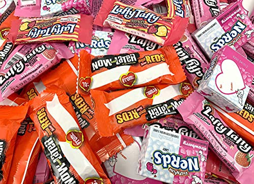 Spring Candy Assortment Nerds- Now and Later Reds- Laffy Taffy Strawberry Candy- 3 Pound Bag Spring Candy Assortment Nerds- Now and Later Reds- Laffy Taffy Strawberry Candy- 3 Pound Bag