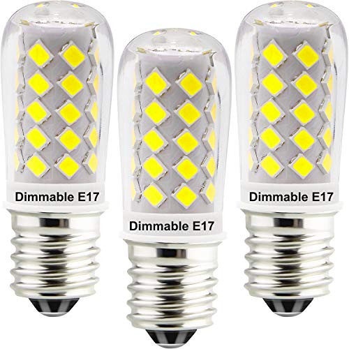 Beispiel E17 Dimmable LED Microwave Light Bulb Over Stove Appliance Replacement 40W Incandescent for Refrigerator- Range Hood E17 Intermediate Base 4W 400lm Daylight White 6000K- Pack of 3 Beispiel E17 Dimmable LED Microwave Light Bulb Over Stove Appliance Replacement 40W Incandescent for Refrigerator- Range Hood E17 Intermediate Base 4W 400lm Daylight White 6000K- Pack of 3