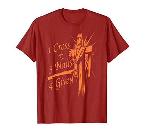 Cool 1 Cross Plus 3 Nails   4 Given Shirt Christian God Gift