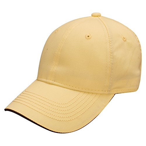 Ouray Sportswear Flip Visor Lightweight Epic Cap- Soft Yellow/Black- Adjustable