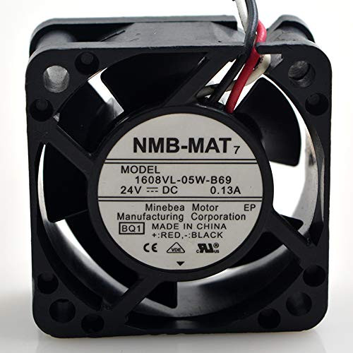 for NMB 1608VL-05W-B69 24V 0.13A 4CM Cooling Fan