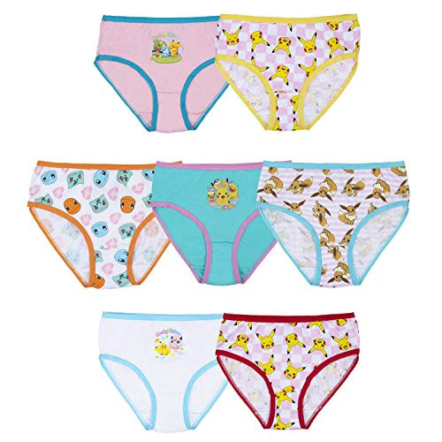 Pokemon Big 7pk Girl Panty- asst- 6