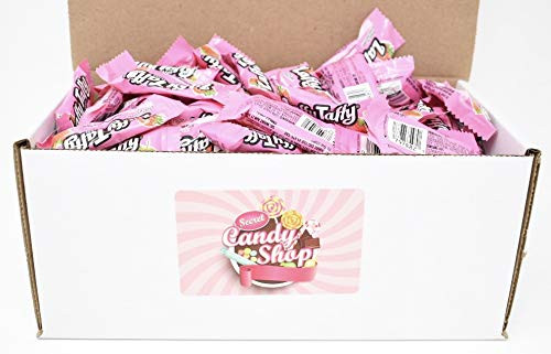 Laffy Taffy Mini Candy in Box- 2lb -Individually Wrapped- -Strawberry-