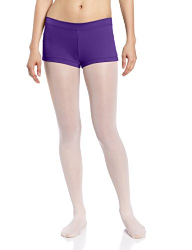 Capezio Women's Team Basic Boy Cut Low Rise Short- Purple- Medium