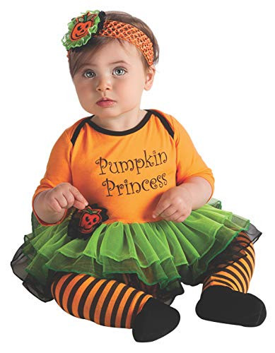 Rubie's Baby Girls' My First Halloween Pumpkin Princess Tutu Costume- Orange- 0-6 Months