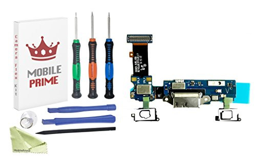 MOBILEPRIME Replacement Charging Charge Port Flex Cable with Certified Pro-Series Repair Tools for Samsung Galaxy S5 G900V MOBILEPRIME Replacement Charging Charge Port Flex Cable with Certified Pro-Series Repair Tools for Samsung Galaxy S5 G900V
