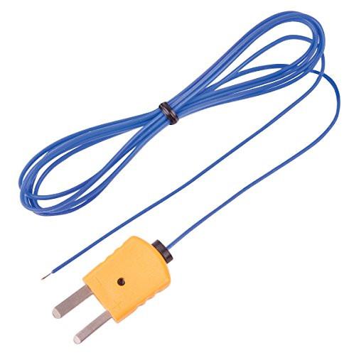 REED Instruments TP-01 Beaded Thermocouple Wire Probe- Type K- -40 to 482F --40 to 250C- - Yellow