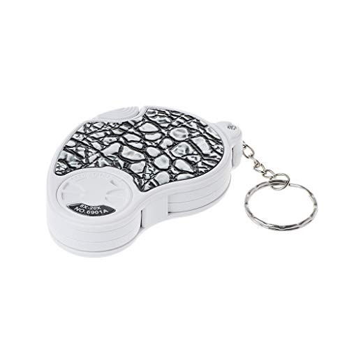 Sara-u Pocket Folding 20X Jewelry Magnifier LED Light Magnifying Glass Loupe Lens