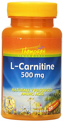 Thompson L-Carnitine- Capsule -Btl-Plastic- 500mg 30ct