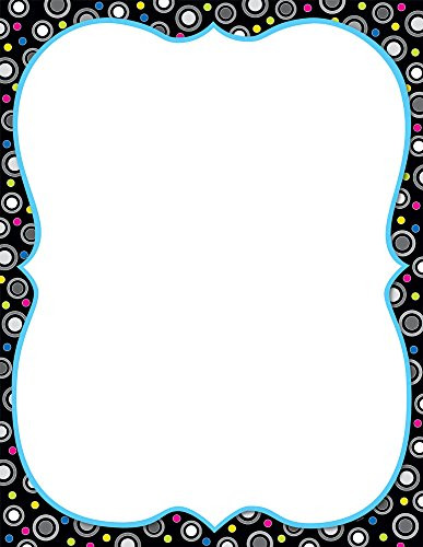Creative Teaching Press BW Collection Polka Dot Party Poster Chart -1005-