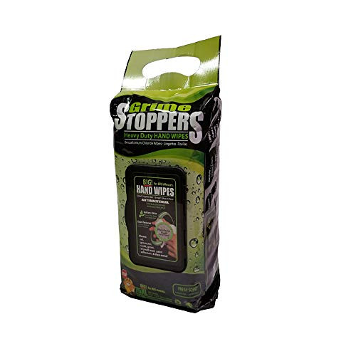 Grime STOPPERS Heavy Duty Hand Wipes w/Micro-Power Beads-NOT YOUR ORDINARY HAND WIPES | 75 Wipes/Bag Grime STOPPERS Heavy Duty Hand Wipes w/Micro-Power Beads-NOT YOUR ORDINARY HAND WIPES | 75 Wipes/Bag