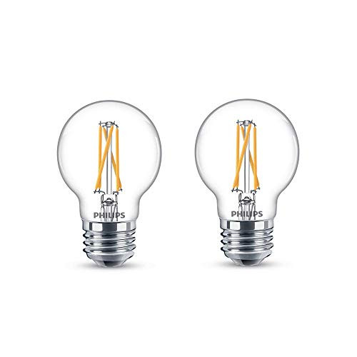 Philips 25-Watt Equivalent Soft White G16.5 Dimmable LED Light Bulb with Warm Glow Dimming Effect -2-Pack