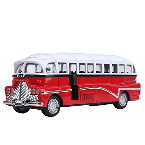 Zerodis 1-28 Alloy Simulation Bus Model with Light School Bus Model with Sound Light Pull-Back Car Toy Birthday for Children Kids Toddler-red- Zerodis 1-28 Alloy Simulation Bus Model with Light School Bus Model with Sound Light Pull-Back Car Toy Birthday for Children Kids Toddler-red-