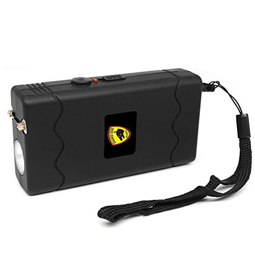 Guard Dog Disabler- Child Safety Stun Gun with Disable Pin- Rechargeable with LED Flashlight- Disable Pin and Holster Included -Black-