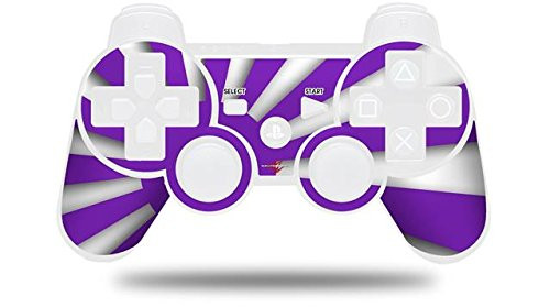 Sony PS3 Controller Decal Style Skin - Rising Sun Japanese Flag Purple -CONTROLLER NOT INCLUDED-