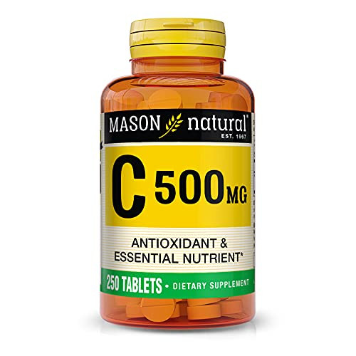 MASON NATURAL- C 500MG Pure ASCORBIC Acid - 250 Tablets MASON NATURAL- C 500MG Pure ASCORBIC Acid - 250 Tablets
