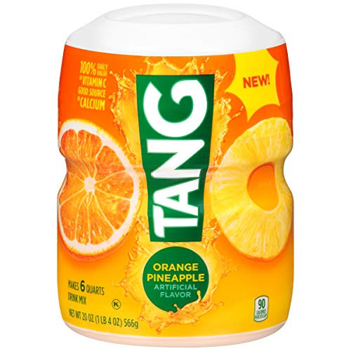 Tang Orange Pineapple Powdered Drink Mix -20 oz Canister- Tang Orange Pineapple Powdered Drink Mix -20 oz Canister-