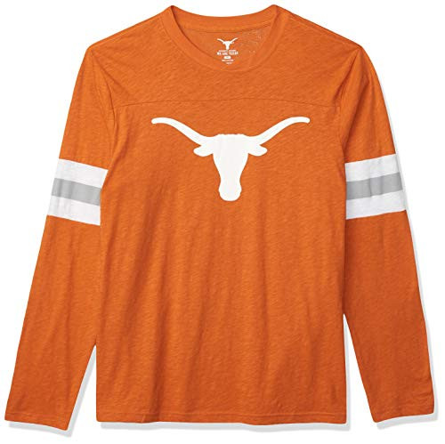University of Texas Authentic Apparel NCAA Texas Longhorns Mens Handley T-Shirt- Texas Orange- Large