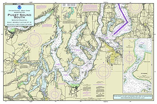 Nautical Placemats Puget Sound South -WA-