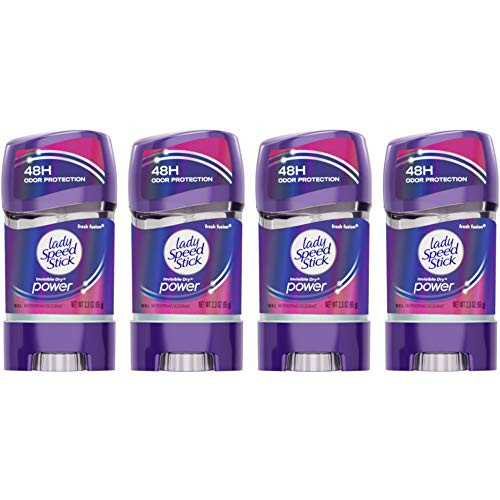 Lady Speed Stick 48HR Antiperspirant Deodorant Gel Fresh Fusion 2.30 oz -Pack of 4- Lady Speed Stick 48HR Antiperspirant Deodorant Gel Fresh Fusion 2.30 oz -Pack of 4-