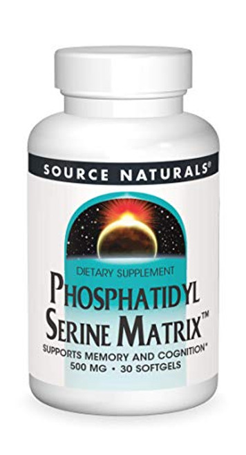 Source Naturals Phosphatidyl Serine Matrix 500mg- 30 Softgels Source Naturals Phosphatidyl Serine Matrix 500mg- 30 Softgels