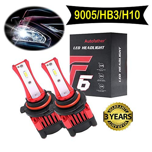 9005 HB3 H10 Led Headlight Bulbs Fog Lights 6000K Car Headlights Plug and Play Replacement Kit- High Beam or Low Single Beam Conversion Kit- 20000LM/Pair