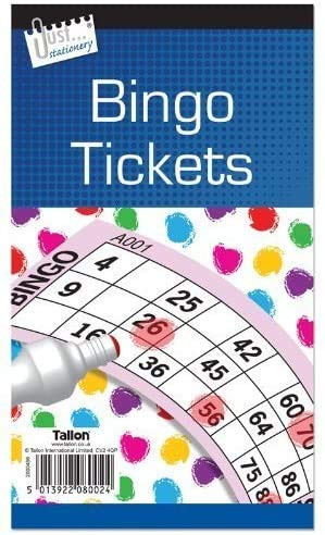 Tallon Tallon Games Jumbo Bingo Tickets