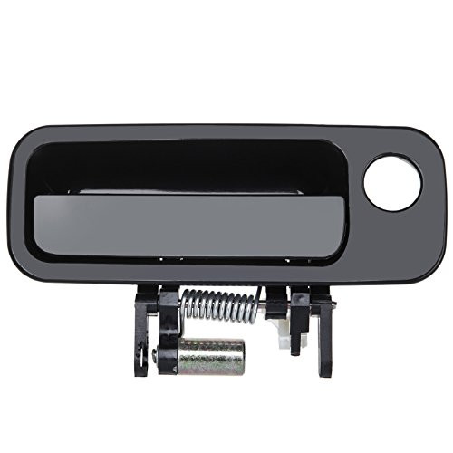 OCPTY Door Handle Exterior Front Passenger Right Side Replacement fit 1997-2001 Camry Outside Door Handle Black