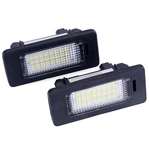 Rbaotech 2pcs Car LED Number License Plate Light Lamp for BM/W E39 E70 E71 X5 X6 E60 M5 E90 E92 E93 M3