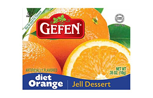 Gefen Jell Dessert Diet Orange Kosher For Passover 35 Oz. Pack Of 3.