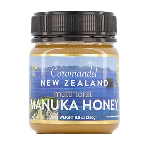 Manuka Honey New Zealand - MGO 130Plus Raw  and  Pure Multifloral Manuka Honey from New Zealand in a 8.8oz jar