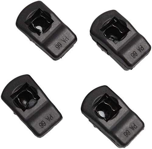 Kedoukj 10MM Ball Socket Nylon End M6 Bent Female Thread Lift Support Joint Connector End Fitting Bearing Joint 4pcs -4pcs M8 Thread-