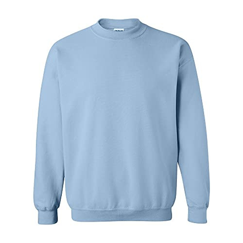 Gildan Heavy Blend Unisex Adult Crewneck Sweatshirt -XL- -Light Blue-