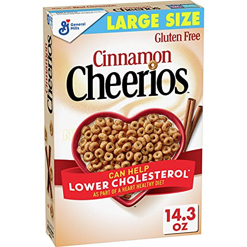 Cinnamon Cheerios- Gluten Free Breakfast Cereal- 14.3 oz Box Cinnamon Cheerios- Gluten Free Breakfast Cereal- 14.3 oz Box
