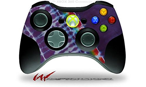 XBOX 360 Wireless Controller Decal Style Skin - Tie Dye Alls Purple -CONTROLLER SOLD SEPARATELY-