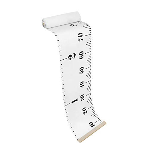 Yuehuam Kids Growth Chart Removable Height Ruler Hanging Height Measurement Ruler 7.9 x 79in Canvas Hanging Height Growth Chart for Baby Nursery Adult Home Child Room Decor