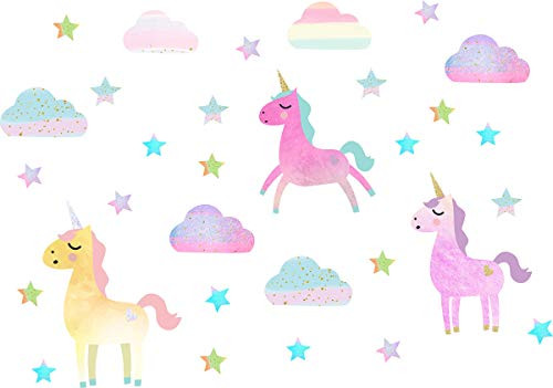 Easu Unicorn Wall Decal Clouds Sky Wall Decals Stars Wall Decal Unicorn Wall Sticker Decor Girls Bedroom Decor Baby Nursery Room Wall Decor Easu Unicorn Wall Decal Clouds Sky Wall Decals Stars Wall Decal Unicorn Wall Sticker Decor Girls Bedroom Decor Baby Nursery Room Wall Decor